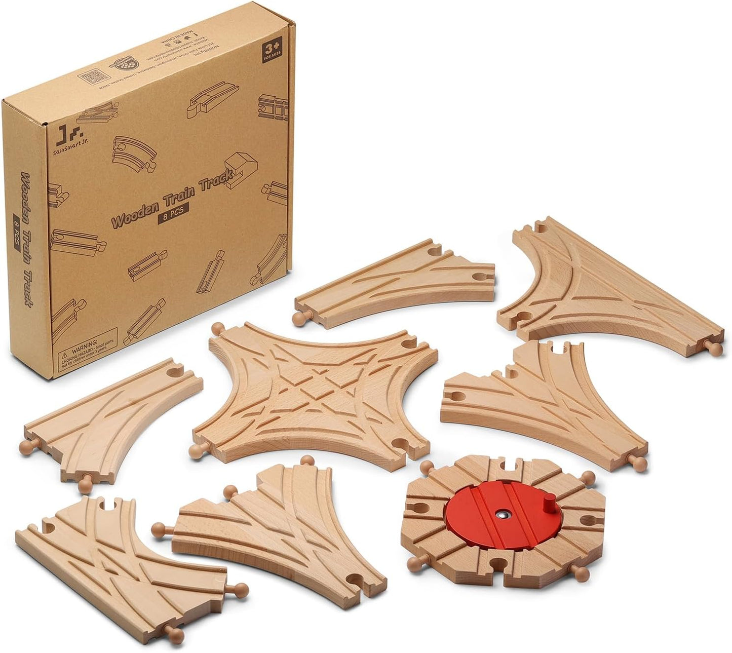 Extensión vías de tren de madera marca SainSmart Jr.