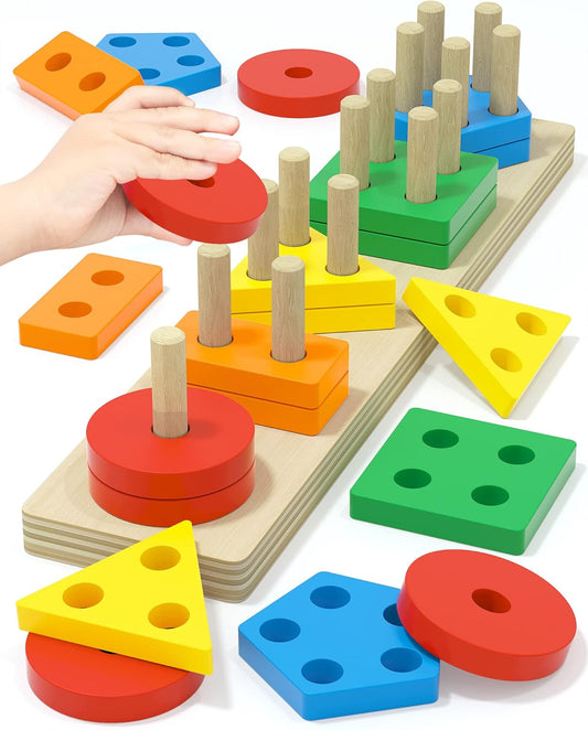 Juguete Montessori: puzzle apilable