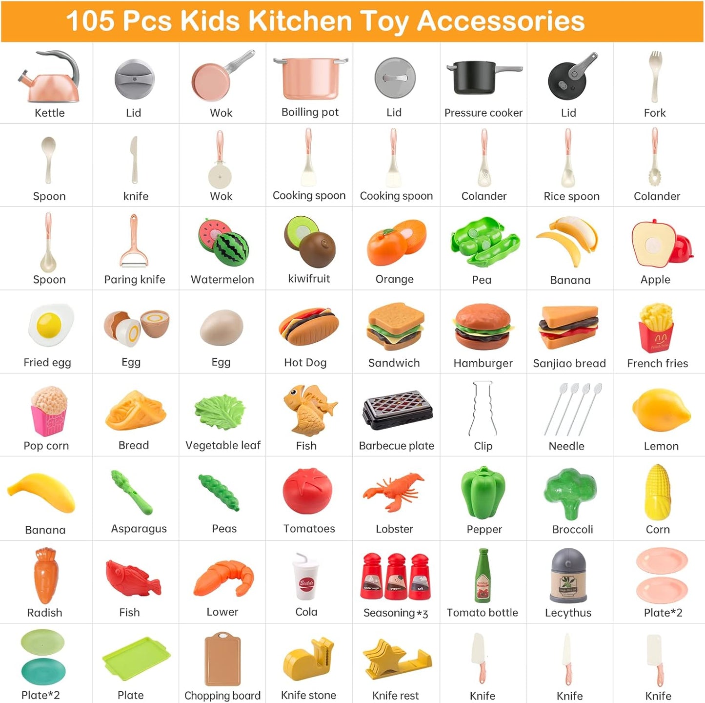 105 accesorios para cocinar
