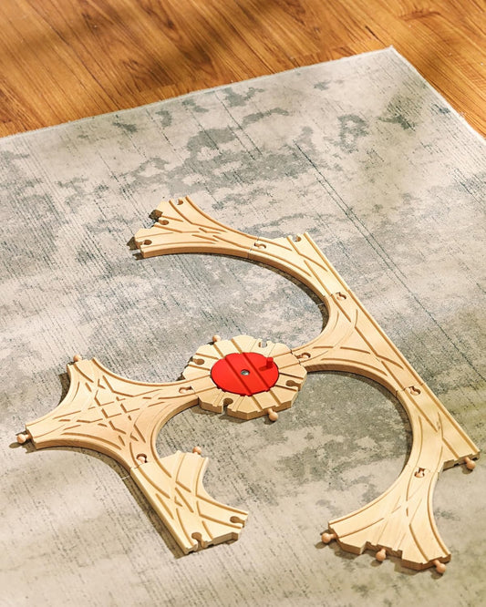 Extensión vías de tren de madera marca SainSmart Jr.